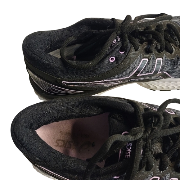 ASICS Women's Gel-Nimbus 22 Running Shoes Black Purple Sneakers Size 9 - Picture 6 of 9